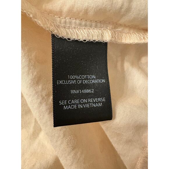 TORRID Blouse Cream Polka Dot Ruffle Crochet Sleeveless Boho Top | Size 1 - Picture 7 of 7